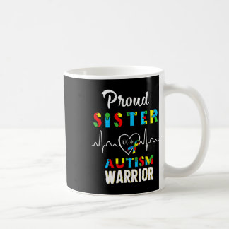 Caneca De Café Orgulho Autismo Irmã Autismo Sensibilização Matriz