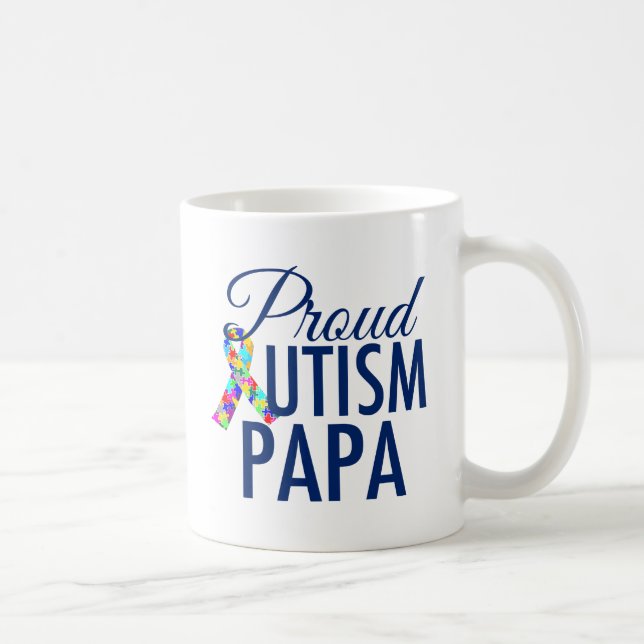 Caneca De Café Orgulho Autismo Papa (Direita)