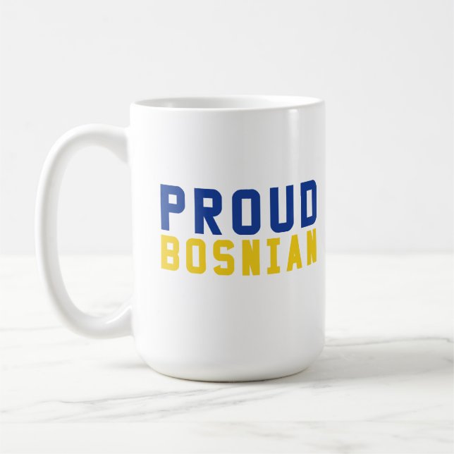 Caneca De Café Orgulho bósnio (Esquerda)