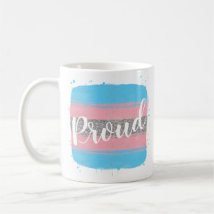 Caneca De Café Orgulho da Bandeira Transgênero