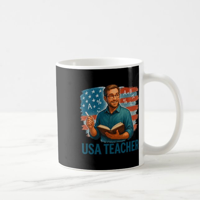 Caneca De Café Orgulho da Educação do Conhecimento do Professor A (Direita)