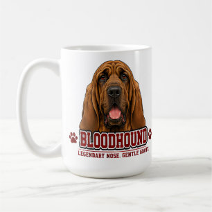 Caneca De Café 🐾 Orgulho da Família do Dono de Bloodhound 🐾