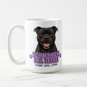 Caneca De Café 🐾 Orgulho da Família Staffordshire Bull Terrier �