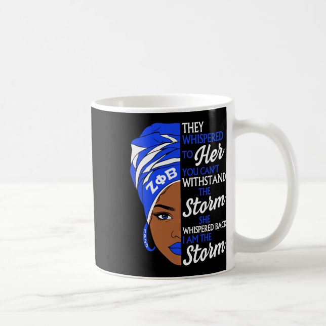 Caneca De Café Orgulho das Mulheres Negras da Irmandade Zeta Phi  (Direita)