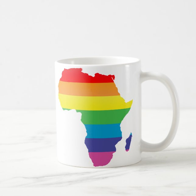 Caneca De Café orgulho de áfrica. (Direita)