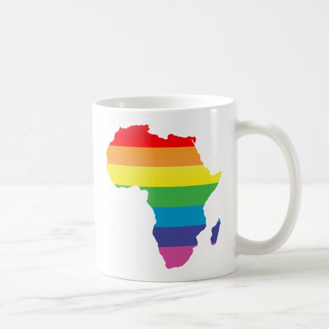 Caneca De Café orgulho de áfrica. (Direita)