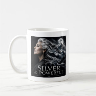 Caneca De Café Orgulho de Cabelo Grisalho Prateado e Poderoso Irm