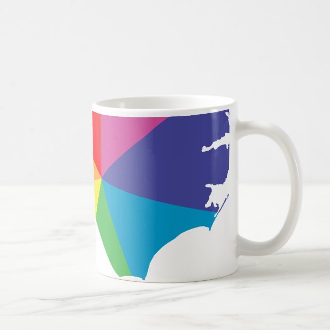 Caneca De Café orgulho de carolina do norte. (Direita)