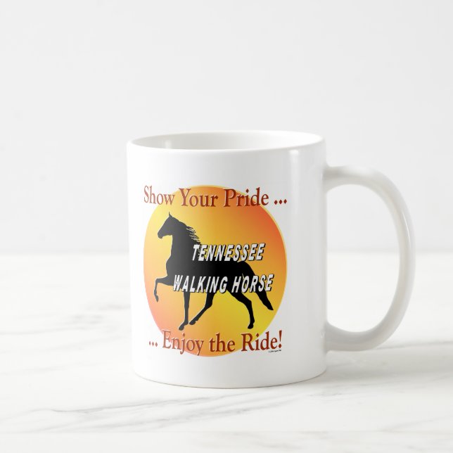 Caneca De Café Orgulho de Cavalo Andando (Direita)