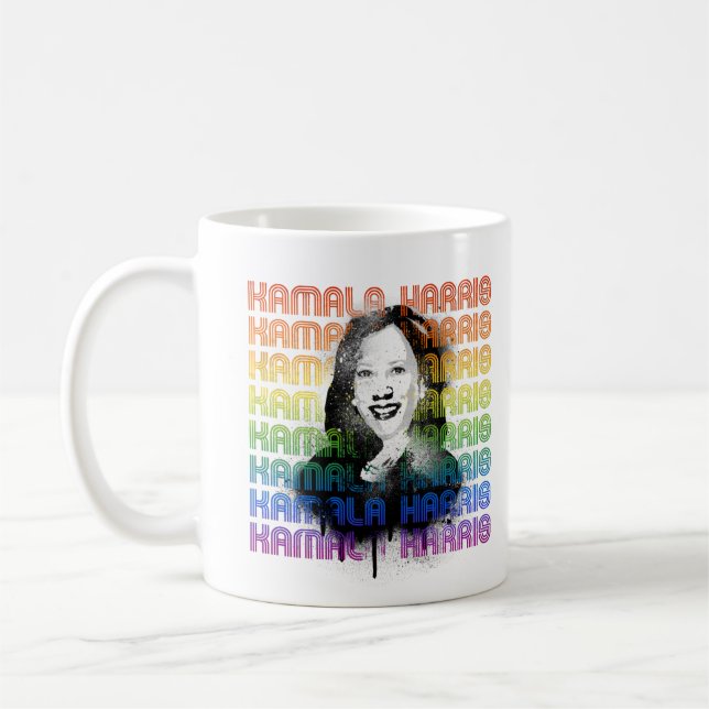 Caneca De Café Orgulho de Kamala Harris (Esquerda)