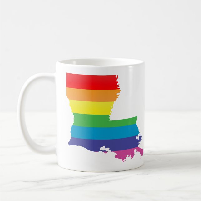 Caneca De Café orgulho de louisiana. (Esquerda)