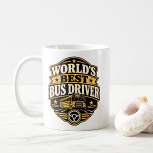 Caneca De Café Orgulho de Motorista de Ônibus Camisa do Melhor Mo