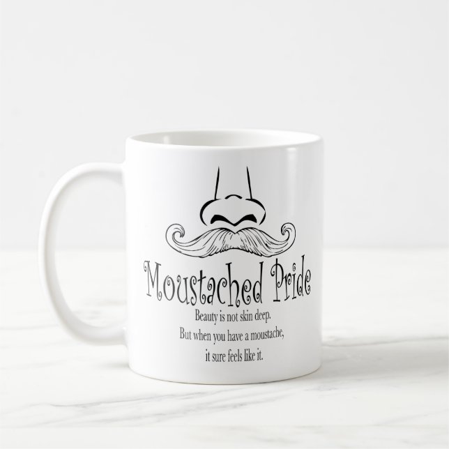 Caneca De Café Orgulho de Moustached (Esquerda)