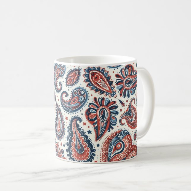 Caneca De Café Orgulho de Paisley (Frente Esquerda)
