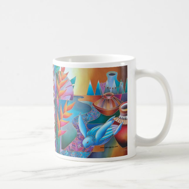 Caneca De Café ORGULHO de PASIFIKA - "Noqu Viti " (Direita)