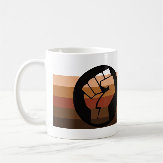 Caneca De Café Orgulho de Pessoas de Cor (POC) (Esquerda)