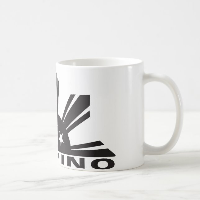 Caneca De Café Orgulho de Pinoy do filipino (Direita)