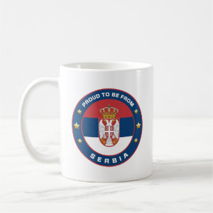 Caneca De Café Orgulho De Ser Da Sérvia