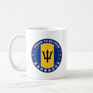 Caneca De Café Orgulho De Ser De Barbados