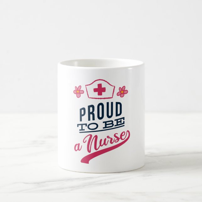 Caneca De Café Orgulho de ser enfermeira (Centro)