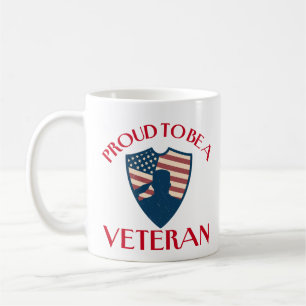 Caneca De Café Orgulho De Ser Veterano Do Veterano Dos EUA