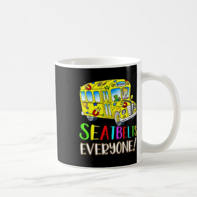 Caneca De Café Orgulho de Trabalho do Barramento Escolar Mágico D (Direita)