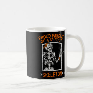 Caneca De Café Orgulho De Um Esqueleto De 12 Pés - Halloween