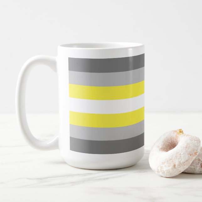 Caneca De Café Orgulho Demigênero (Com Donut)