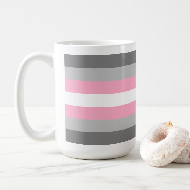 Caneca De Café Orgulho Demigirl (Com Donut)