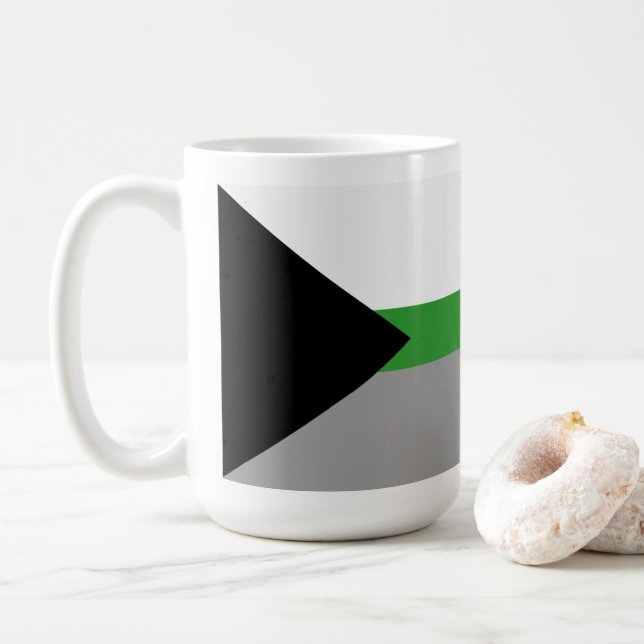 Caneca De Café Orgulho Demiromântico (Com Donut)