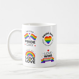 Caneca De Café Orgulho Dia Arco-Íris