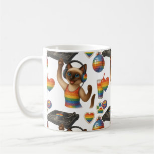 Caneca De Café Orgulho DJ - Peças LGBTQ de Orgulho inspiradas em