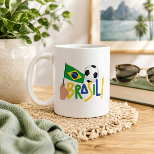 Caneca De Café Orgulho do Futebol Brasileiro