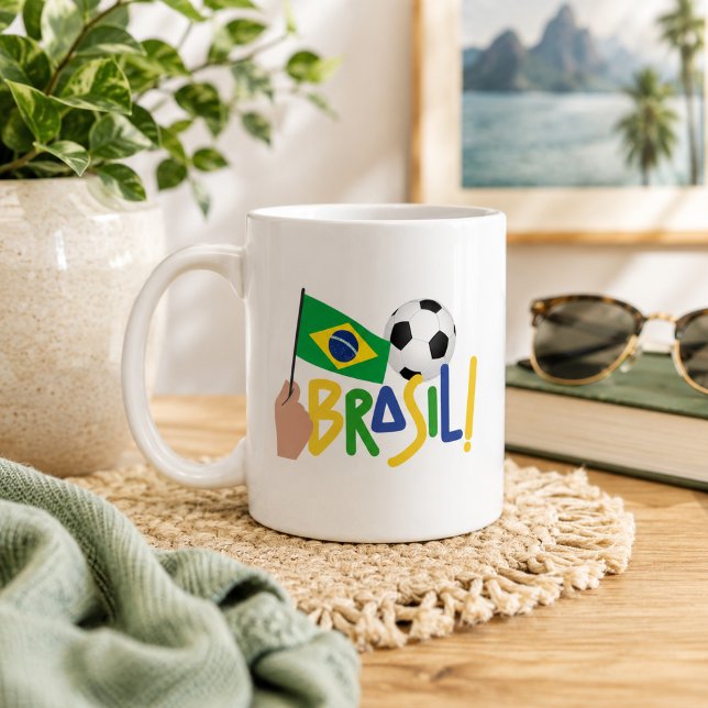 Caneca De Café Orgulho do Futebol Brasileiro  (Criador carregado)