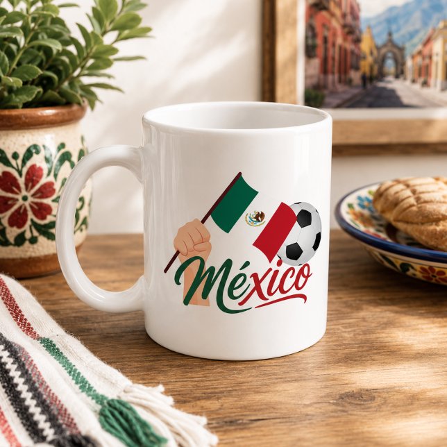 Caneca De Café Orgulho do Futebol Mexicano  (Criador carregado)