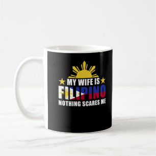 Caneca De Café Orgulho do marido Namorado Filipino Esposa Filipin