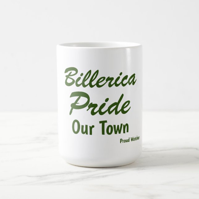 Caneca De Café Orgulho do Orgulho da Cidade de Billerica (Centro)