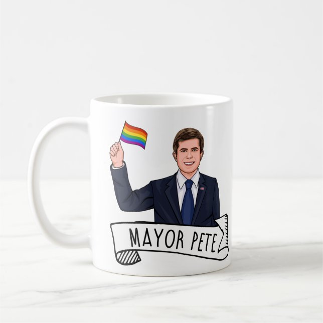 Caneca De Café Orgulho do Prefeito Pete (Esquerda)