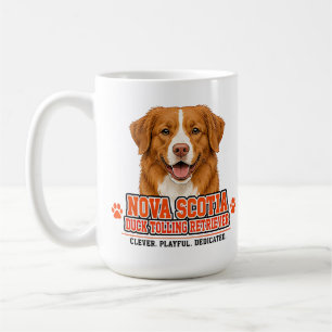 Caneca De Café 🐾 Orgulho do Retriever de Água de Nova Escócia 🐾