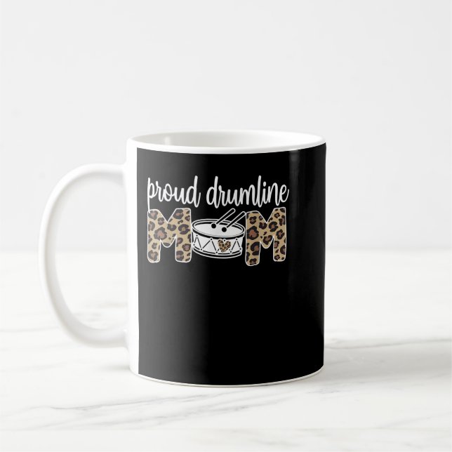 Caneca De Café Orgulho Drumline Mãe Drumline Mamã (Esquerda)