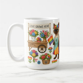 Caneca De Café Orgulho Gato - Peitos LGBTQ inspirados em Gato