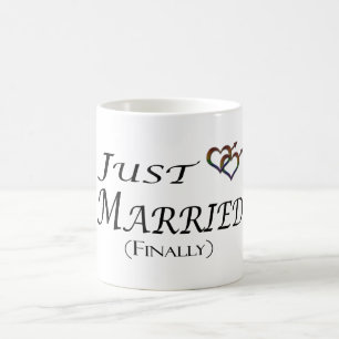 Caneca De Café Orgulho gay do recem casados (finalmente)