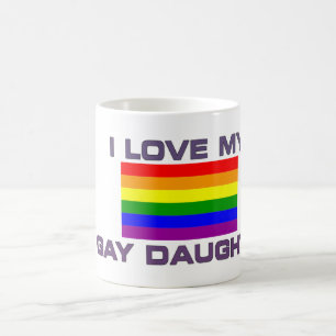 CANECA DE CAFÉ ORGULHO GAY EU AMO MINHA FILHA GAY