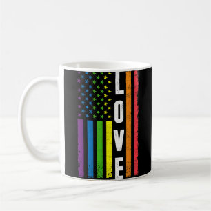 Caneca De Café Orgulho gay Homens Presentes Mulheres LGBT Bandeir