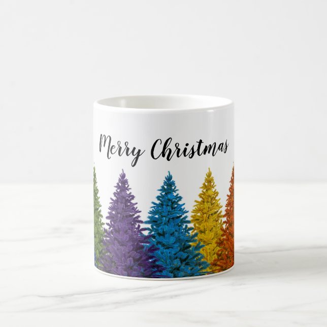 Caneca De Café Orgulho gay Lésbica Árvore de Natal (Centro)