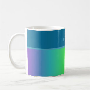 Caneca De Café orgulho gay mês lgbtq colorido mínimo