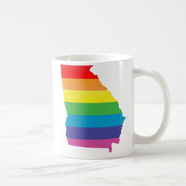 Caneca De Café orgulho georgia. (Direita)