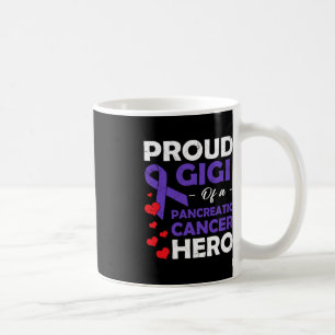 Caneca De Café Orgulho Gigi De Um Câncer de pâncreas De Guerreiro