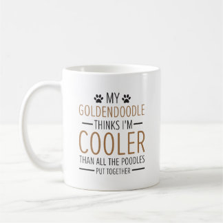 Caneca De Café Orgulho Goldendoodle Proprietários Legal de Cachor