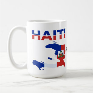 Caneca De Café Orgulho Haitiano Bandeira Haiti Mapa Desenho Patri